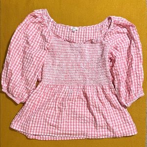 Gingham Top
